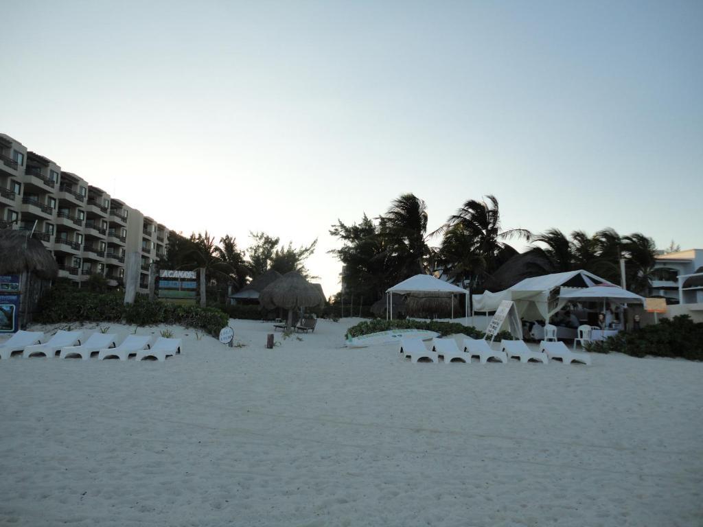 Acamaya Reef Cabanas Puerto Morelos Buitenkant foto